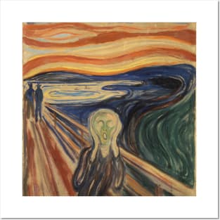 The Scream Painting Artwork Posters and Art